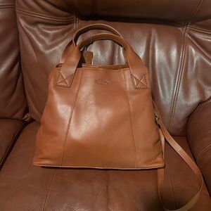 Brown Leather Handbag